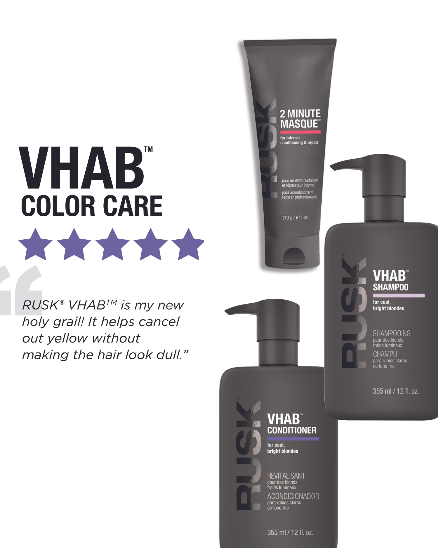 RUSK - VHAB Purple Conditioner