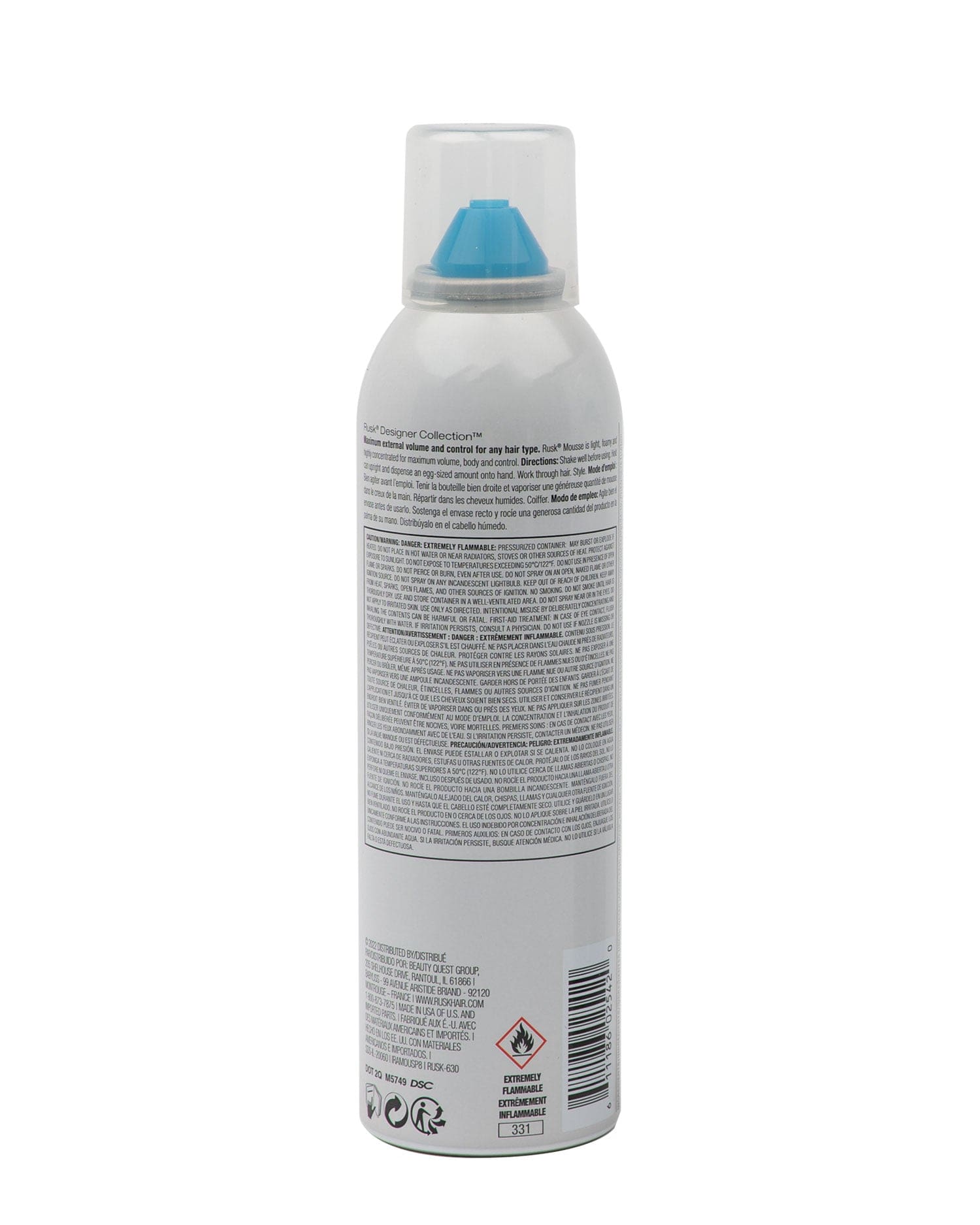 RUSK - Designer Collection Mousse Maximum Volume and Control