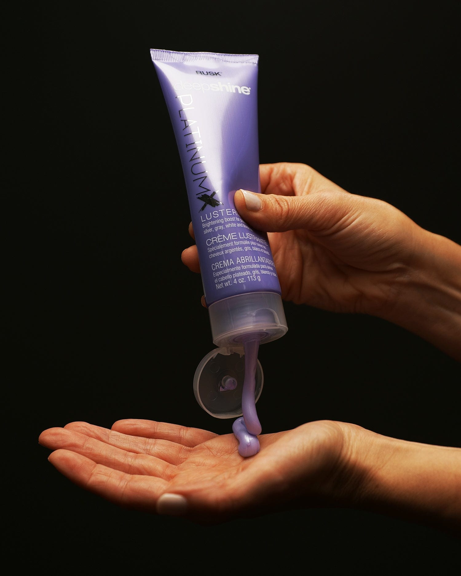 RUSK - Deepshine PlatinumX Violet Lusterizer