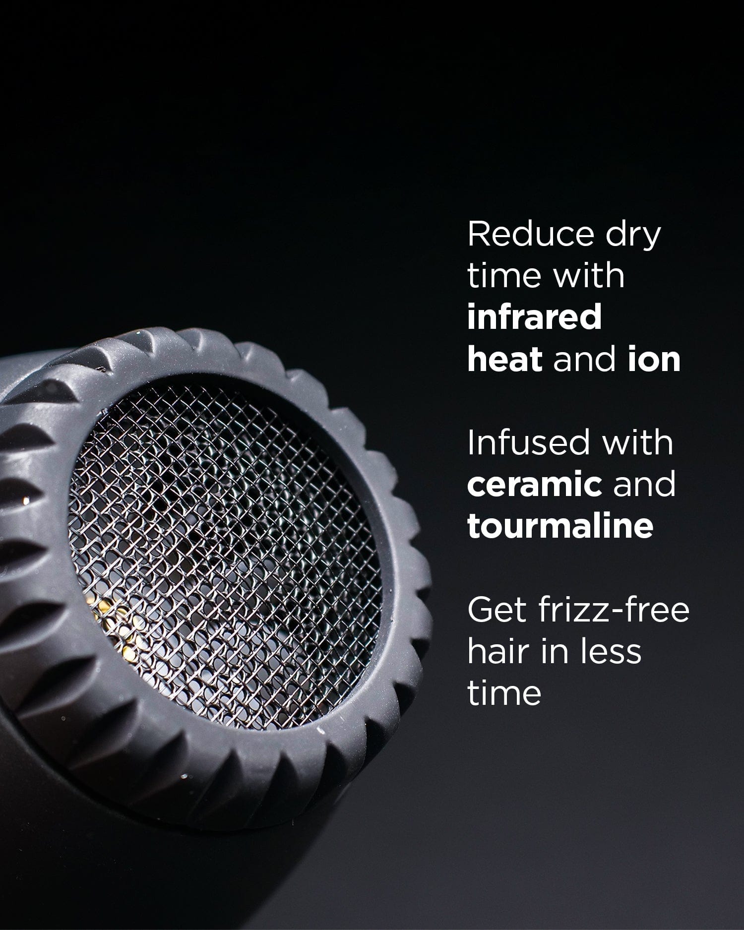 RUSK - Speed Freak Ceramic + Tourmaline 2000 Watt Professional Hair Dryer