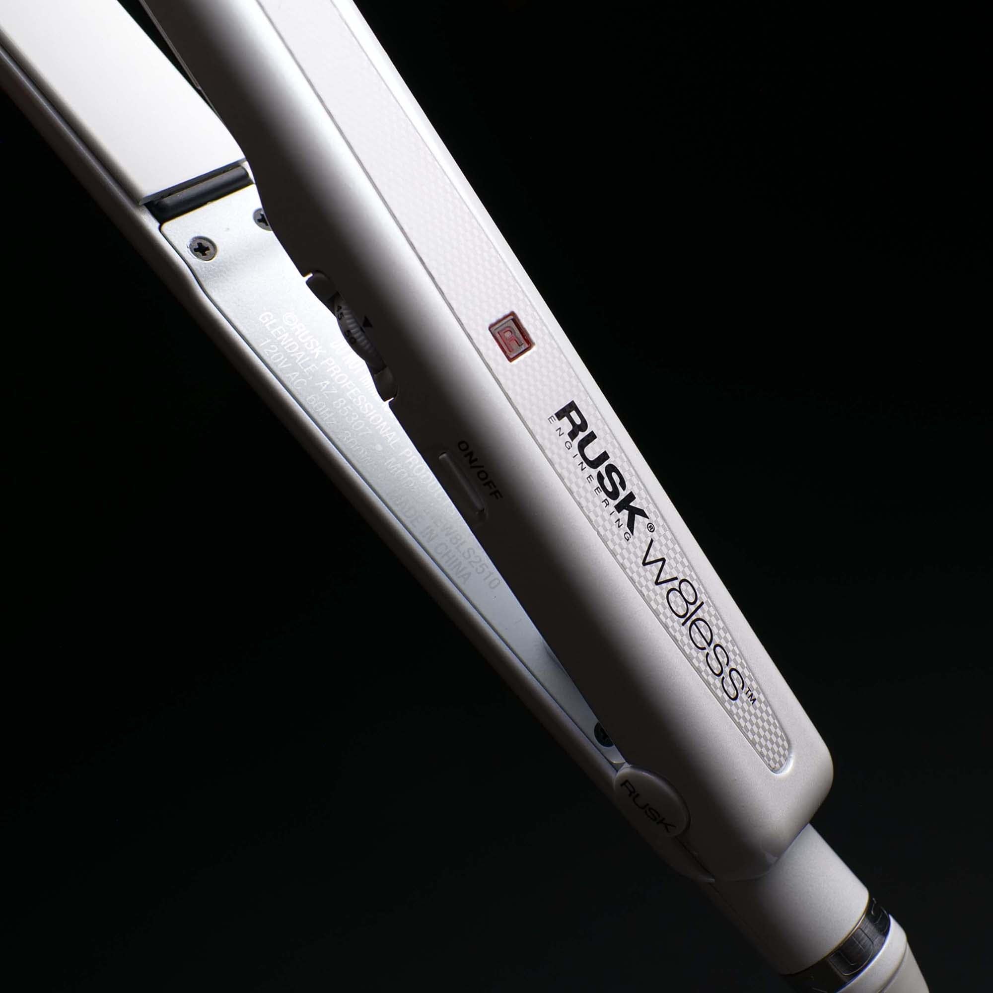 RUSK - w8less STR8 Straightening Flat Iron, 1 inch