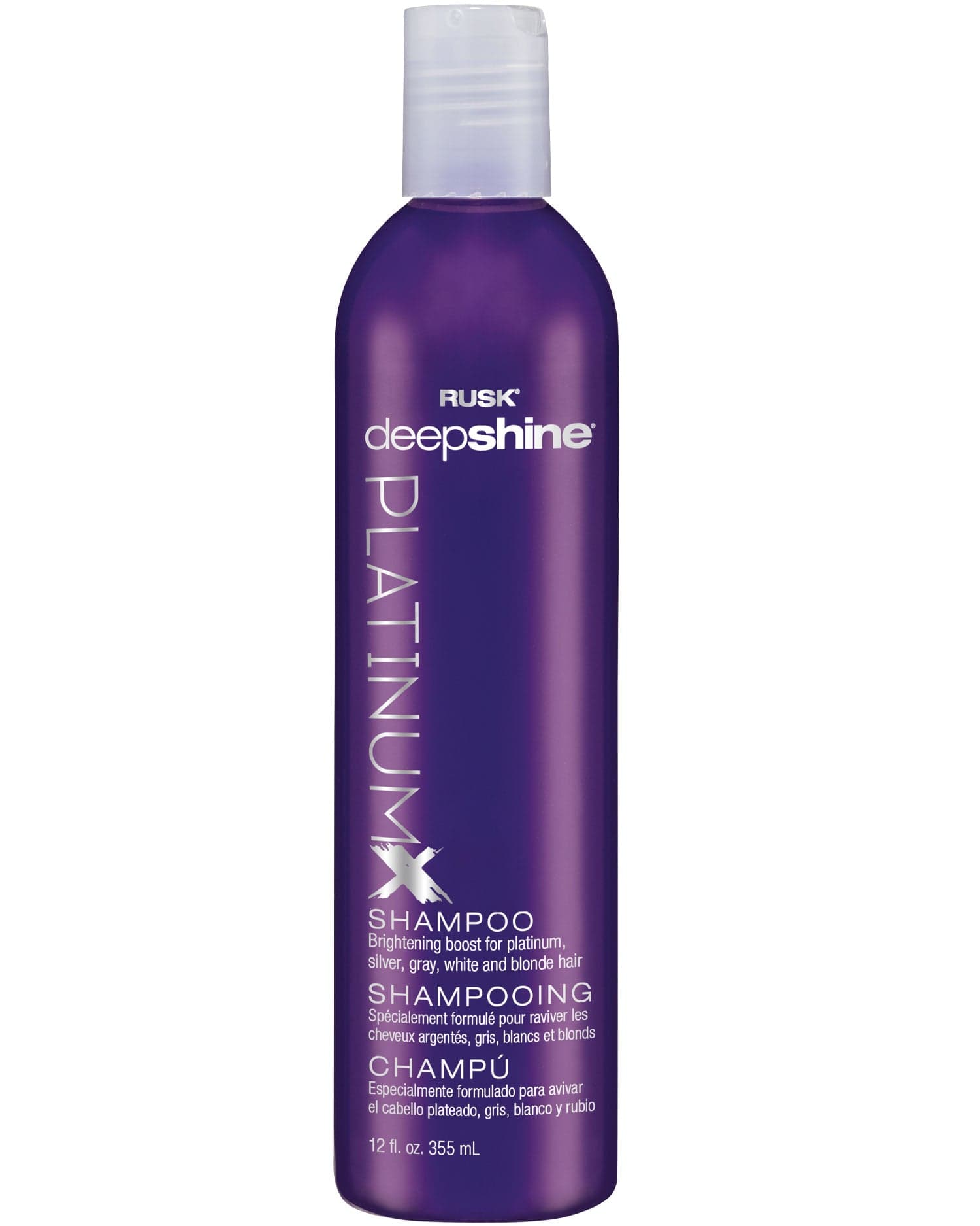 RUSK - Deepshine PlatinumX Purple Shampoo
