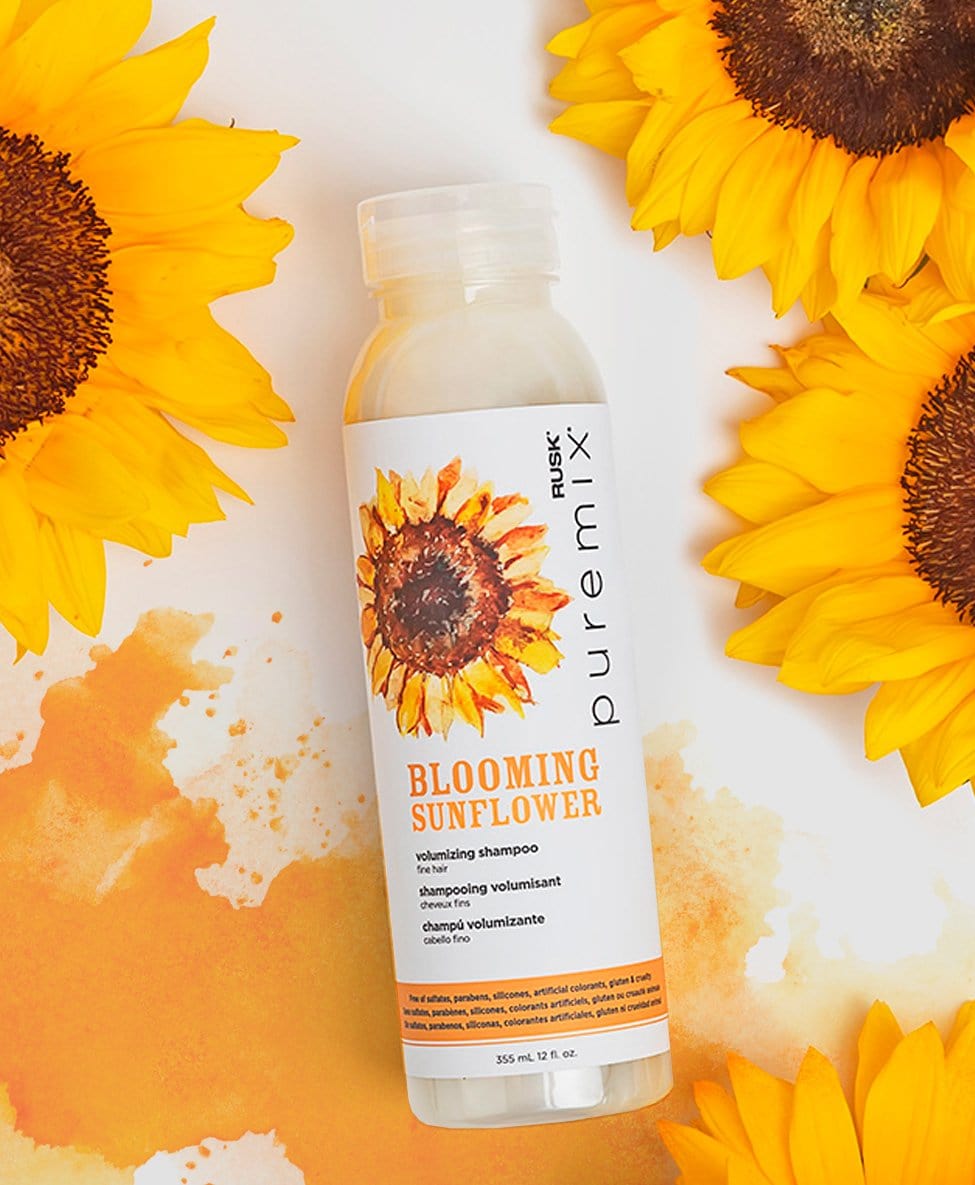 RUSK - Puremix Blooming Sunflower Volumizing Shampoo