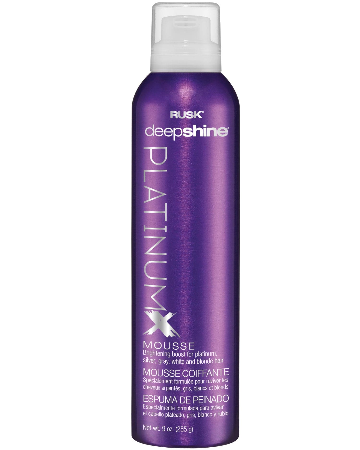 RUSK - Deepshine PlatinumX Mousse
