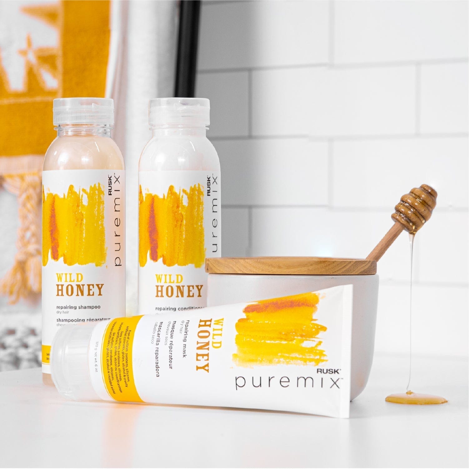 RUSK - Puremix Wild Honey, Repairing Mask