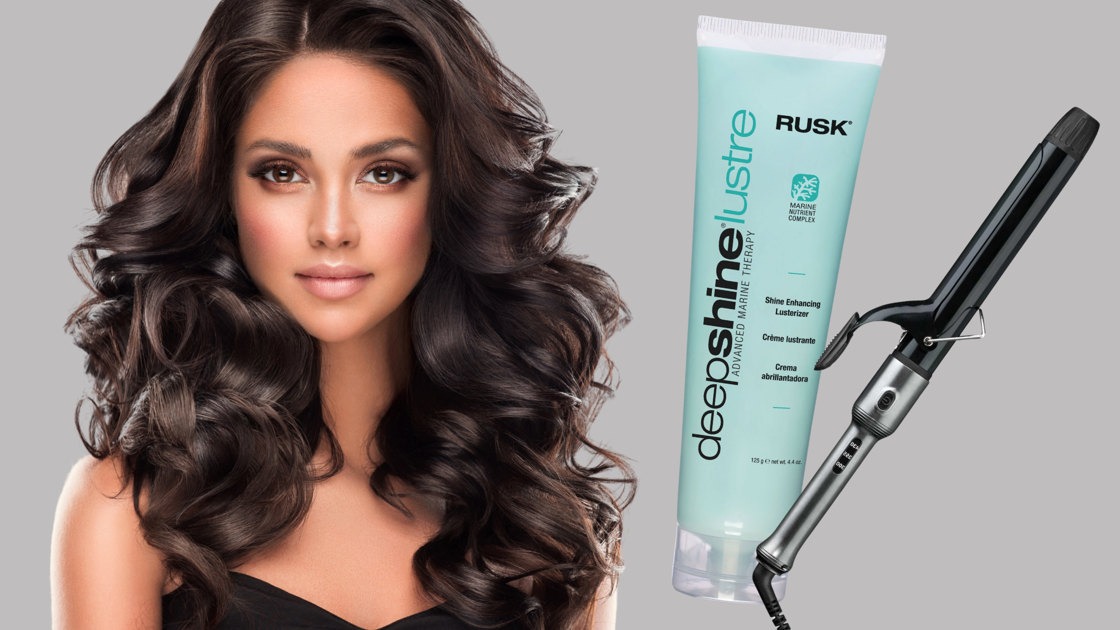 Radiant Locks with RUSK Deepshine Lustre Shine Enhancing Lusterizer