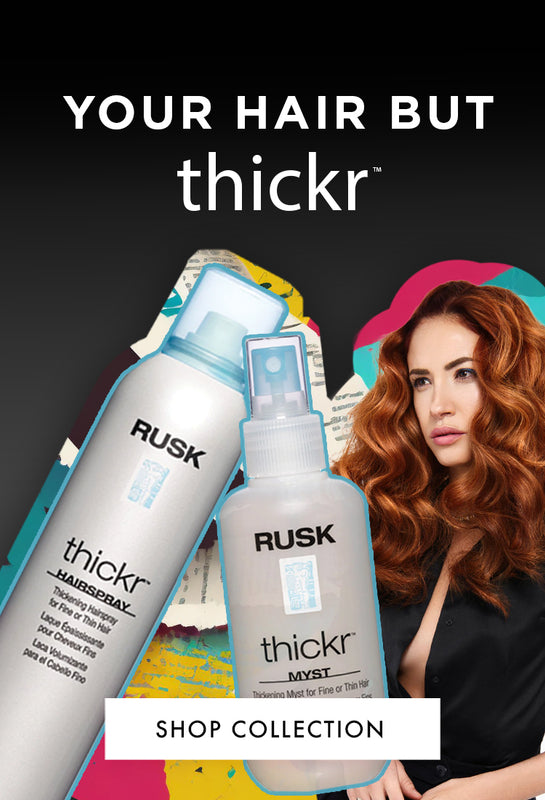 RUSK Thickr Styling Hairspray and Myst for Volume