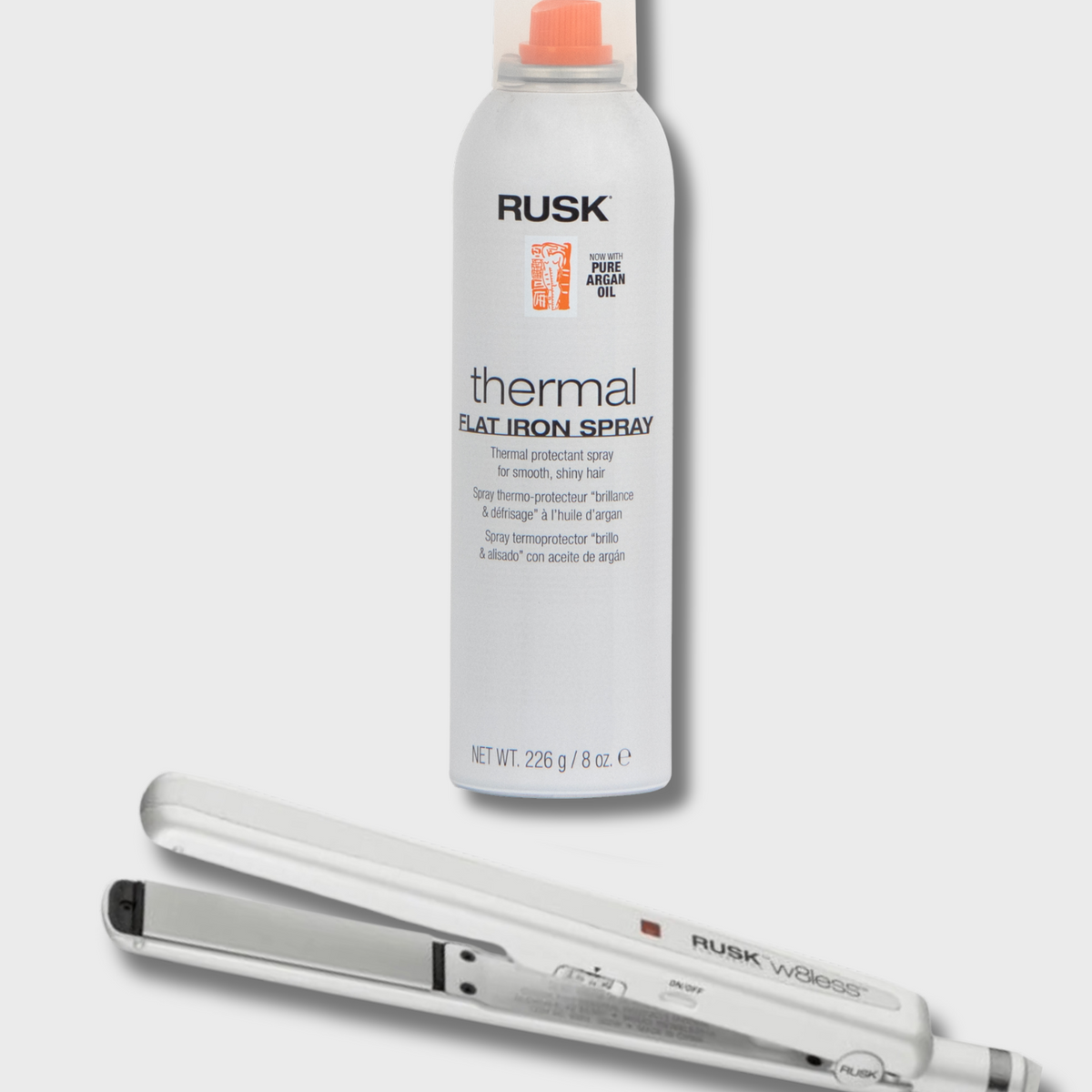 Hair Rusk Straightening Iron Sleek Str8 Iron Bundle