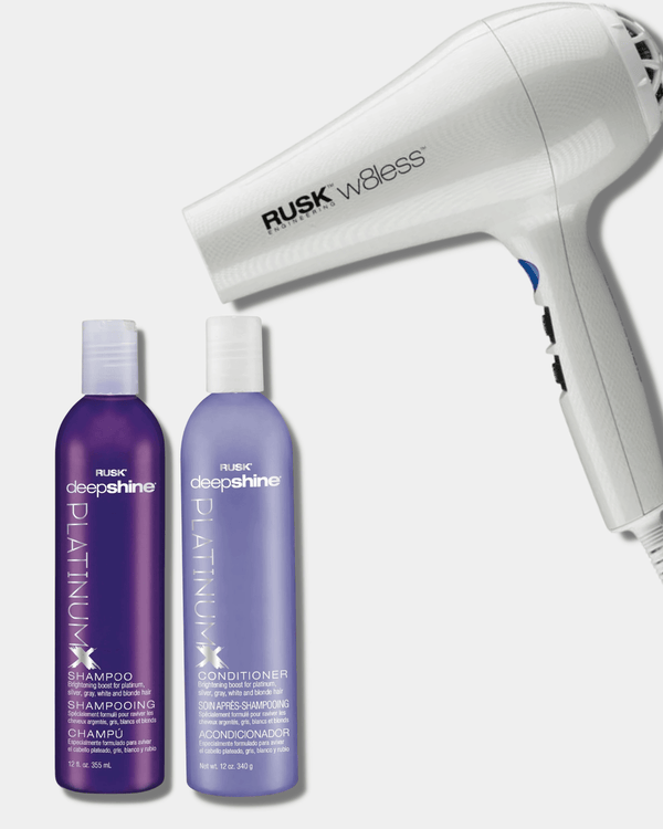 RUSK Hair Care Kits Boost & Brighten Trio