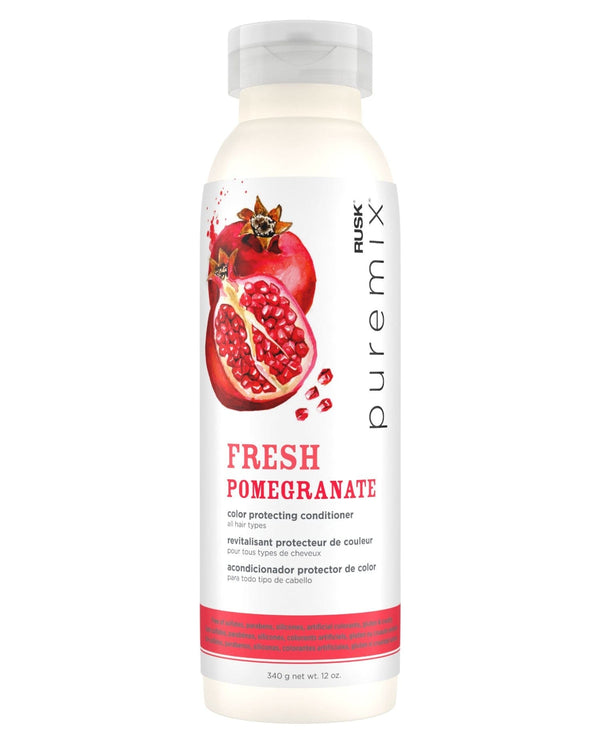 Rusk Conditioner 12 oz. Puremix Fresh Pomegranate Color Protecting Conditioner