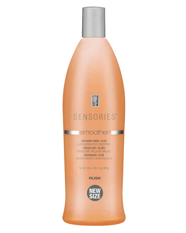 Rusk Conditioner SMOOTHER CONDITIONER 35 OZ  SENSORIES Sensories Smoother Passionflower and Aloe Smoothing Leave-In Conditioner