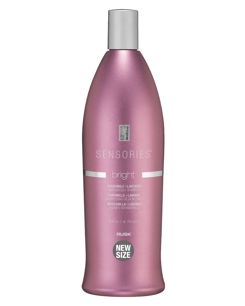 Rusk Shampoo BRIGHT SHAMPOO  35 OZ Sensories Bright Chamomile and Lavender Brightening Shampoo