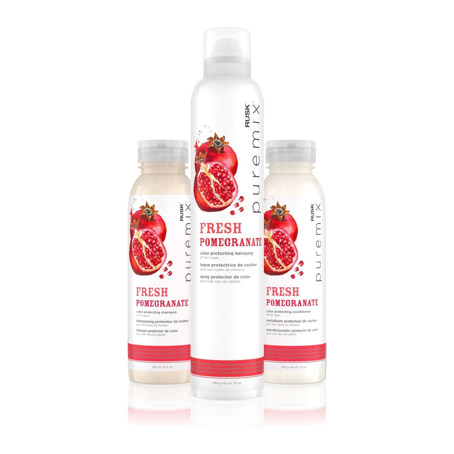 RUSK - Puremix Fresh Pomegranate Color Protecting Shampoo 