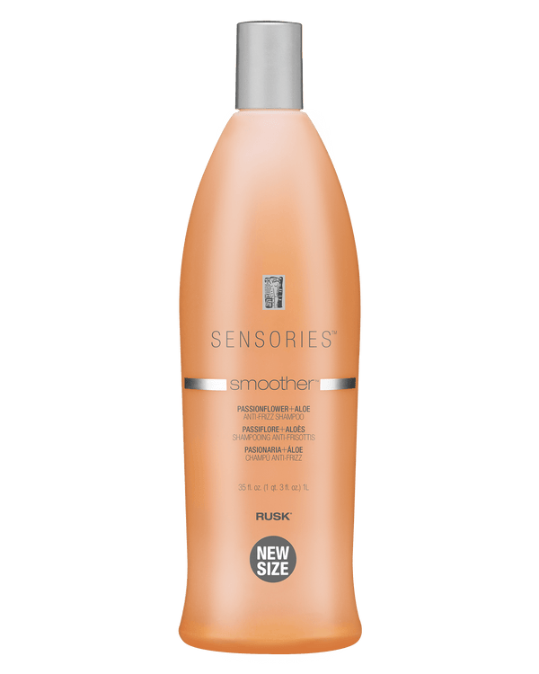 Rusk Shampoo SMOOTHER SHAMPOO 35 OZ      SENSORIES Sensories Smoother Passionflower and Aloe Smoothing Shampoo