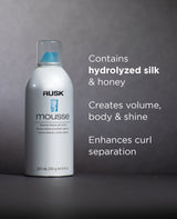 Rusk Styling MOUSSE  8.8 OZ              PROP 65 Designer Collection Mousse Maximum Volume and Control