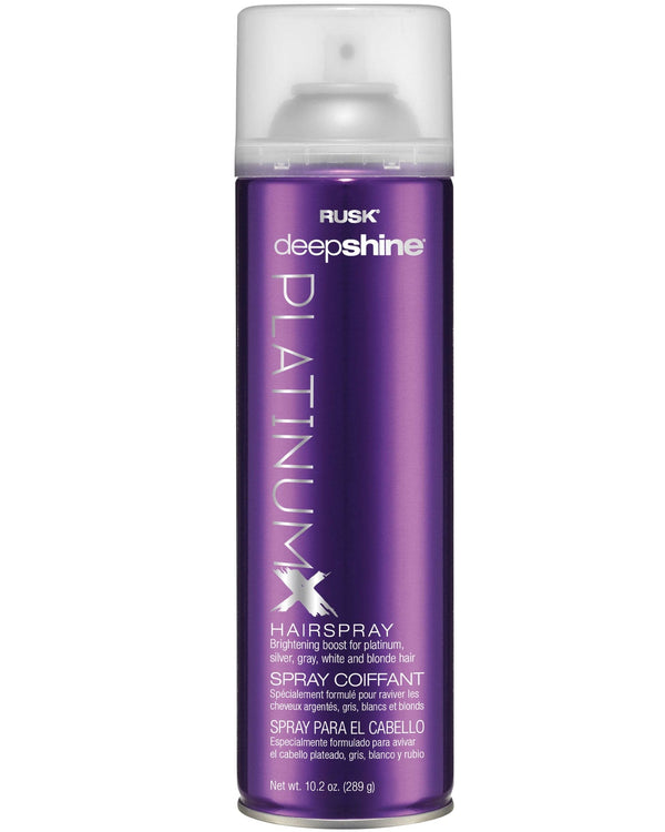 Rusk Styling PLATINUMX HAIRSPRAY  10 OZ Deepshine PlatinumX Hairspray