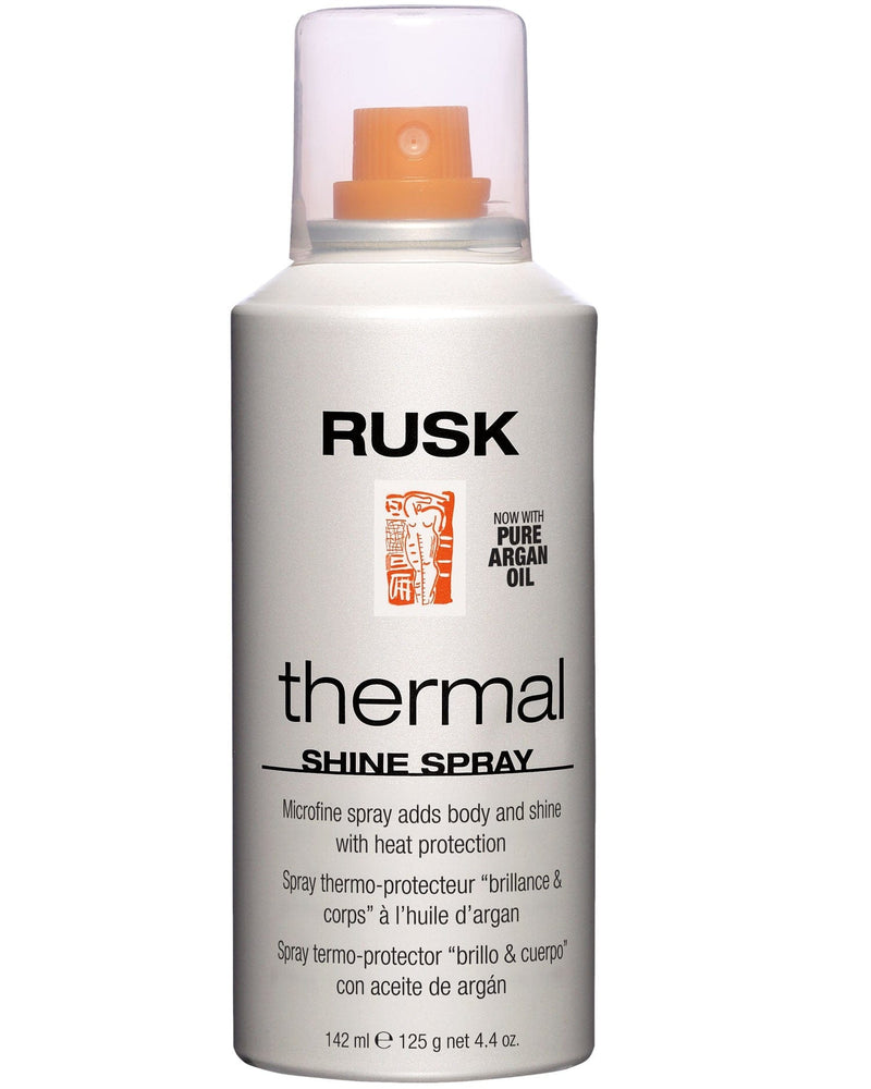 Rusk Styling THERMAL SHINE SPRAY 4.4 OZ Designer Collection Thermal Shine Spray, Pure Argan Oil