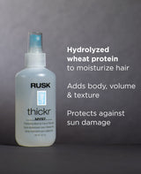 Rusk Styling THICKR SPRAY  6 OZ Designer Collection Thickr Thickening Myst