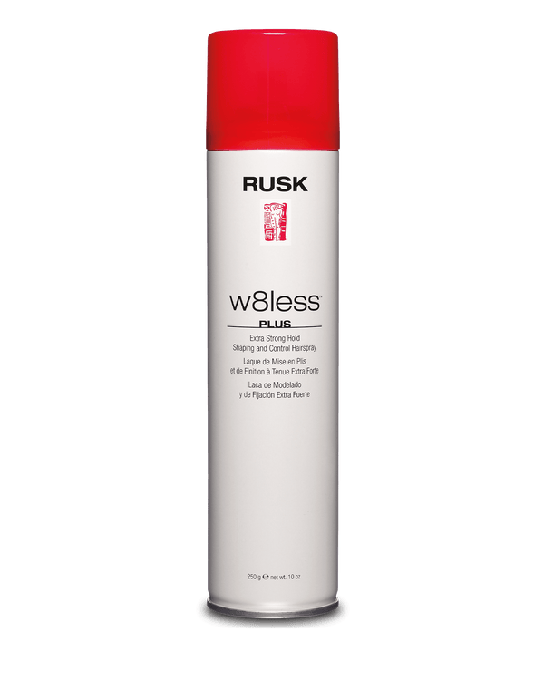 Rusk Styling W8LESS PLUS  10 OZ          80% PROP 65 Designer Collection W8less Plus - Extra Strong Hold Hairspray 80% VOC