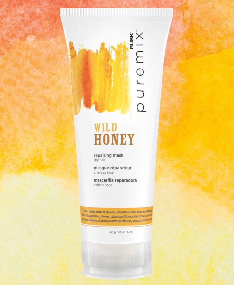 Rusk Treatment PM WILD HONEY MASK 6 OZ Puremix Wild Honey, Repairing Mask